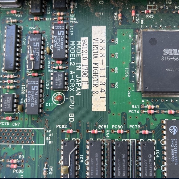 Sega Virtua Fighter 2 Model 2A Arcade Video Game 3 Stack Pcb Board - Picture 5 of 8